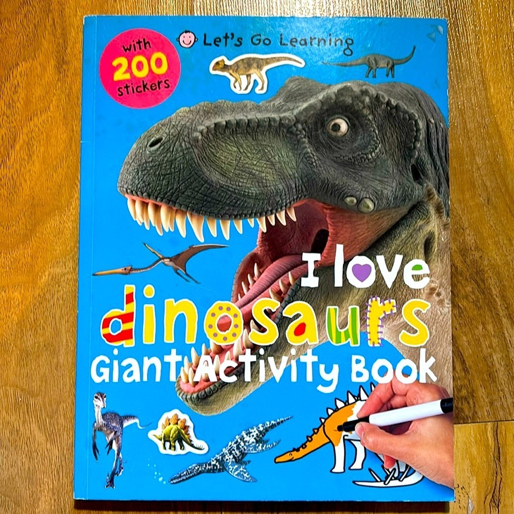 ⭐️Sticker Book- I Love Dinosaurs Giant Activity Book